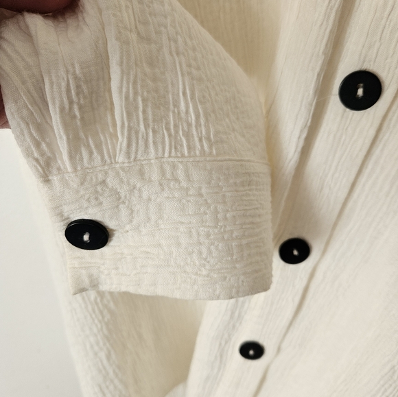 Zara white oversized shacket shirt -XS - Picture 4 of 6